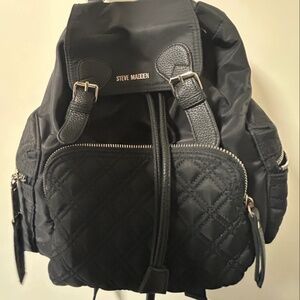 STEVE MADDEN BLACK BACKPACK